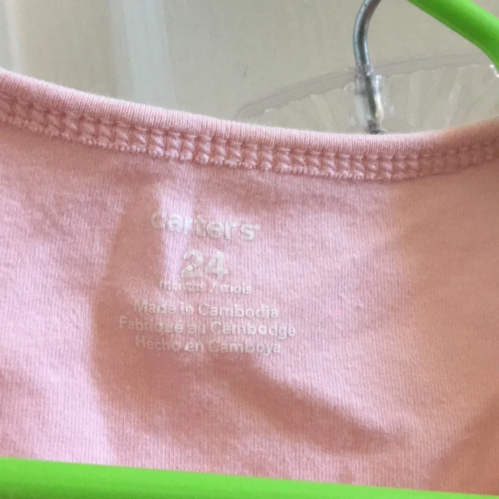 Little girls carters bodysuit 24 months